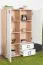Kinderkamer - dressoir / ladekast Benjamin 27, kleur: beuken / wit - 134 x 86 x 37 cm (h x b x d)