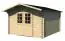 Blokhut / tuinhuis OPL 3035 - 28 mm blokhut profielplanken, grondoppervlakte: 10,37 m², zadel dak