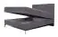 Boxspring bed Damboa 41, kleur: grijs - ligvlak: 160 x 200 cm (b x l)
