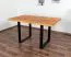 Eettafel Wooden Nature 411 massief geolied beukenkernhout, rustiek tafelblad - 140 x 90 cm (B x D)