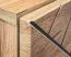 Modern wandmeubel Kongsvinger 60, kleur: eiken Wotan / hoogglans grijs - afmetingen: 180 x 280 x 40 cm (H x B x D), met push-to-open systeem