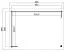 Overkapping G283 Onbehandeld - blokhut profielplanken 34 mm, oppervlakte: 12,26 m², lessenaarsdak