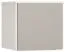 opzetkast voor eendeurskast Bellaco 37, kleur: wit / grijs - Afmetingen: 45 x 47 x 57 cm (H x B x D)