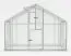 Gewächshaus Endivie XL4, HKP 6 mm, Grundfläche: 4,40 m² - Abmessungen: 150 x 290 cm (L x B)