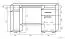 Complete kantoor set A Ciomas, 8-delig, kleur: Sonoma eiken / grijs