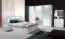 Complete slaapkamer set E Zagori, 6-delig, kleur: alpine wit / wit hoogglans