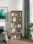 Open kast / Knide 11 boekenkast, kleur: Artisan eik, vijf vakken, ABS randen, eenvoudig ontwerp, afmetingen: 176,5 x 70 x 24,5 cm, eenvoudig te combineren