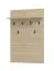 Kapstok / 6 haken / kleur: eiken licht port / ABS randen / 1 schap / afmetingen: 77 x 19,5 x 115 cm / haken: zwart / voor de entree