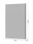 Wandpaneel voor tweepersoonsbed Papauta Rechts, Kleur: Grijs - afmetingen: 105 x 65 x 7 cm (H x B x D)