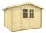 Tuinhuis esdoorn tip 03 incl. vloer - 28 mm blokhut profielplanken, grondoppervlakte: 9,9 m², zadeldak
