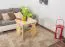 Salontafel massief grenen,, naturel 005 - Afmetingen 60 x 65 x 65 cm (H x B x D)