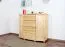 dressoir / ladekast massief grenen, natuur Junco 167 - afmetingen 100 x 120 x 47 cm (h x b x d)