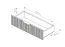 Moderne open kast / boekenkast met twee laden Sloughia 08, kleur: zwart, afmetingen: 193 x 88 x 38 cm, modern en eenvoudig ontwerp, ABS randbescherming