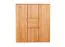 Hoogte ladekast Kapiti 21 met soft-close-systeem, uitstekende kwaliteit, massief beukenhout (geolied), maten: 129 x 111 x 45 cm, vier deuren, één lade