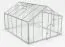 kas - Broeikas Kale XL10, gehard glas 4 mm, grondoppervlakte: 10,4 m² - afmetingen: 360 x 290 cm (L x B)