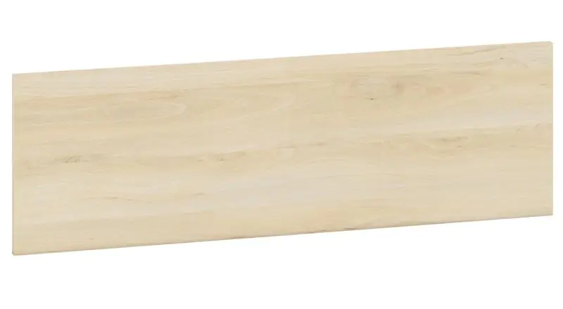 Achterwandpaneel voor tienerkamer - wandplank / hangrek Grijs 18, kleur: beuken - afmetingen: 29 x 92 x 2 cm (h x b x d)