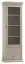 Vitrinekast Wewak 25, kleur: Sonoma eiken - afmetingen: 200 x 65 x 42 cm (H x B x D)