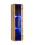 Buitengewoon wandmeubel Valand 08, kleur: eiken Wotan - Afmetingen: 170 x 250 x 40 cm (H x B x D), met blauwe LED-verlichting