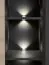 Stijlvol Takle 01 wandmeubel, kleur: antraciet / eiken Kronberg - Afmetingen: 192 x 330 x 45 cm (H x B x D), met push-to-open functie