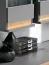Stijlvol wandmeubel Bjordal 36, kleur: antraciet / eiken Wotan - afmetingen: 180 x 255 x 30 cm (H x B x D), met LED-verlichting