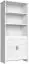 openkast Badus 10, kleur: wit - 201 x 89 x 44 cm (h x b x d)