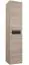 Badkamer - Meerut 90 hoge kast, kleur: grijs eiken - 160 x 35 x 36 cm (h x b x d)