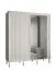 Moderne Jotunheimen 151 schuifdeurkast, kleur: wit - Afmetingen: 208 x 180,5 x 62 cm (H x B x D)