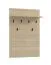 Kapstok / 6 haken / kleur: eiken licht port / ABS randen / 1 schap / afmetingen: 77 x 19,5 x 115 cm / haken: zwart / voor de entree