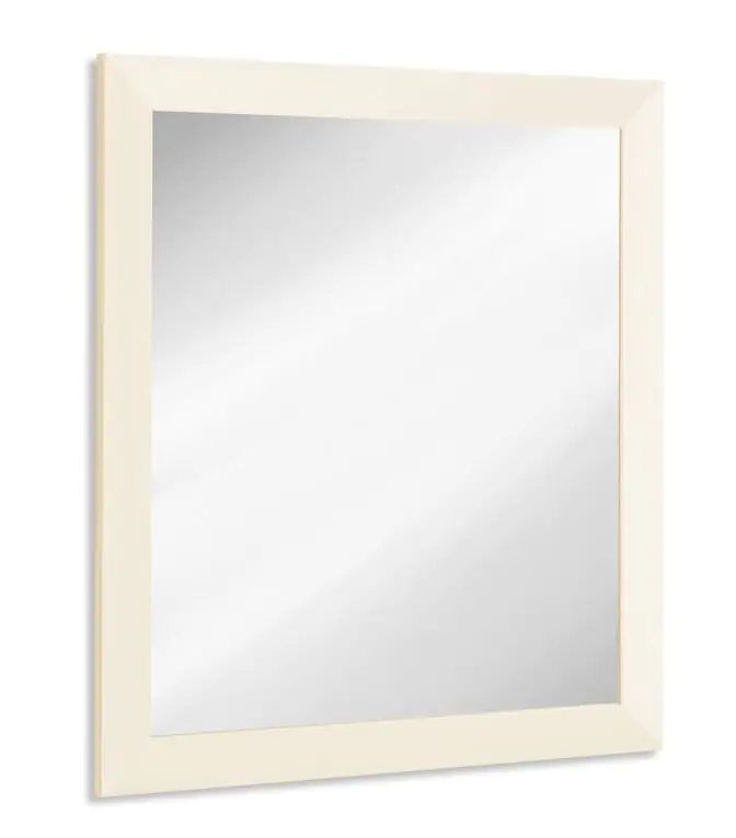 Spiegel Baeza 12, kleur: crème - 70 x 65 x 2 cm (h x b x d)