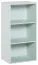 Jugendzimmer - Regal Skalle 01, Farbe: Pistaziengrün - Abmessungen: 94 x 47 x 35 cm (H x B x T)