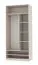 Kledingkast set aankleed kamer / inloopkast - Set B Cabecao / 5-delig / kleur: kasjmier / open kledingkast / 2 laden / compact / 4 kledingstangen