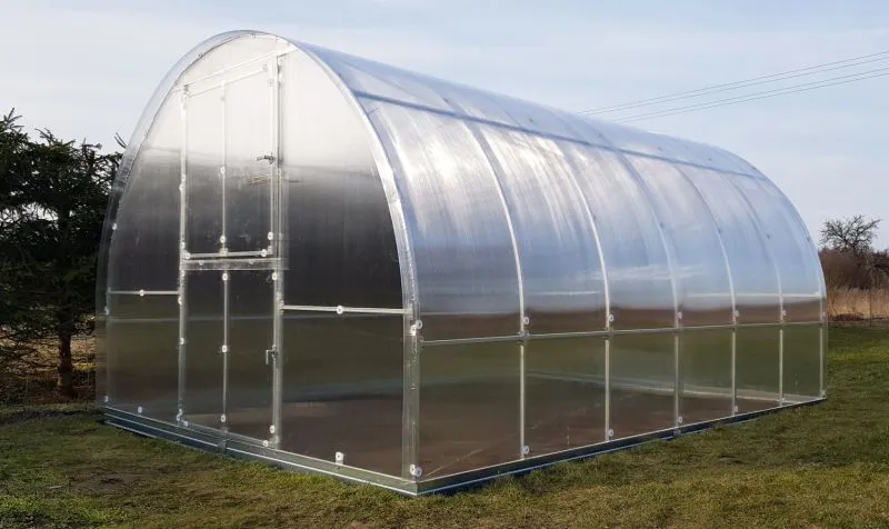 Kas 21 HKP 4 mm, grondoppervlakte 12 m²- Afmetingen: 400 x 300 cm (l x b)