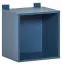 Jugendzimmer - Aufbewahrungsbox Skalle, Farbe: Blau - Abmessungen: 33 x 32 x 24 cm (H x B x T)