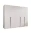 Kledingkast / Kleur: wit / 5 deuren / 3 vakken / Handgrepen: kasjmier / 3 kledingstangen / Soft-Close functie / Maten: 250 x 52 x 202 cm / ABS-randen