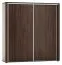 Schuifdeurkast / kleerkast Aitape 18, kleur: donker Sonoma eiken - afmetingen: 188 x 150 x 60 cm (H x B x D)