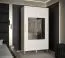 Kledingkast met elegant ontwerp Jotunheimen 279, kleur: wit - Afmetingen: 208 x 120,5 x 62 cm (H x B x D)