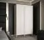 Slanke kledingkast met modern design Jotunheimen 135, kleur: Wit - Afmetingen: 208 x 120,5 x 62 cm (H x B x D)