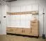 Wandpaneel in elegante stijl Kleur: wit - Afmetingen: 42 x 42 x 4 cm (H x B x D)