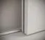 Kledingkast met één spiegeldeur Jotunheimen 115, kleur: Wit - Afmetingen: 208 x 180,5 x 62 cm (H x B x D)