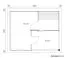 Saunahuis Gamskogel incl. vloer - 70 mm blokhut profielplanken, grondoppervlakte: 21,4 m², plat dak