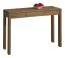 Fazenda 22 side table, kleur: donkerbruin, gedeeltelijk massief eiken - 78 x 120 x 45 cm (H x B x D)