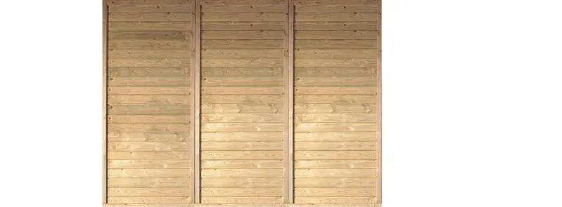 Achterwand enkele carport 2,50 m drukgeïmpregneerd