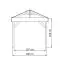 Paviljoen Alegre Superieur gemaakt van onder druk geïmpregneerd grenen - Afmeting: 340 x 594 cm (L x B)