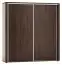 Schuifdeurkast / kleerkast Aitape 18, kleur: donker Sonoma eiken - afmetingen: 188 x 170 x 60 cm (H x B x D)