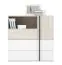 Slaapkamer - Set B Shields, 7-delig, kleur: eiken wit / wit / antraciet