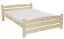 Tweepersoonsbed / logeerbed massief grenen, naturel 83, incl. lattenbodem - afmetingen 180 x 200 cm