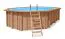 Houten zwembad Verano 06 - Set gemaakt van KDI vurenhout - Afmeting (cm): 460 x 814 x 138 (L x B x H), incl. pomp & zandfilter