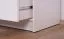 Kinderkamer - Ladekast Walter 08, kleur: hoogglans wit / paars - 85 x 80 x 40 cm (H x B x D)