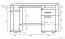 Bureau Ciomas 20, kleur: Sonoma eiken / grijs - afmetingen: 76 x 125 x 60 cm (H x B x D)
