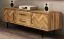 TV-onderkast Kumeu 14 geolied massief wild eiken - Afmetingen: 50 x 144 x 45 cm (H x B x D)